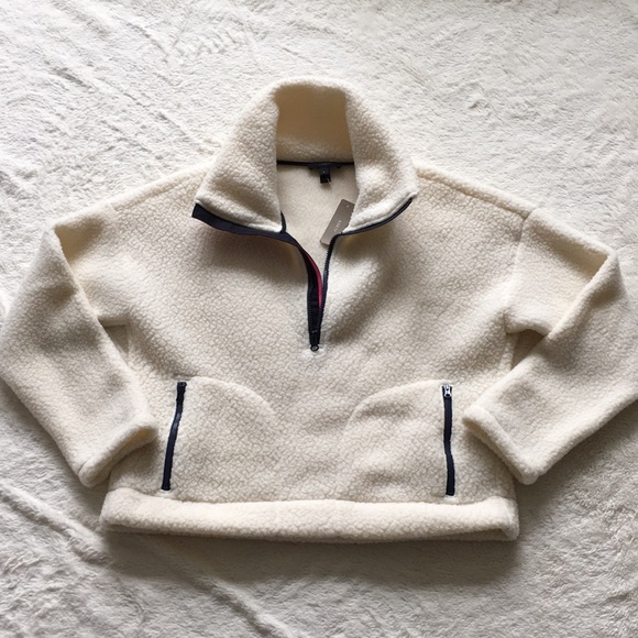 NWT J. Crew sherpa fleece - Picture 3 of 6